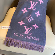 Louis Vuitton Pink & Violet Scarf 190x45cm - 4