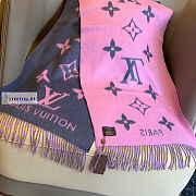 Louis Vuitton Pink & Violet Scarf 190x45cm - 3