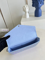 LV Pochette Felicie Blue M61276 21x11x2cm - 5