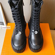 Louis Vuitton Ruby Flat Black Ankle Boots - 2