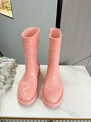 Louis Vuitton Drops Flat Half Pink Boots 1A8QV0 - 1