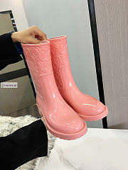 Louis Vuitton Drops Flat Half Pink Boots 1A8QV0 - 6