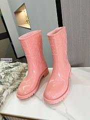 Louis Vuitton Drops Flat Half Pink Boots 1A8QV0 - 4