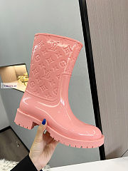 Louis Vuitton Drops Flat Half Pink Boots 1A8QV0 - 3