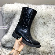 Louis Vuitton Drops Flat Half Black Boots 1A8QV0 - 5