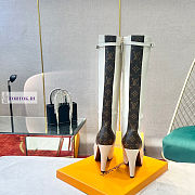 Louis Vuitton White High Boots - 5