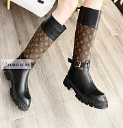 Louis Vuitton Monogram Canvas Brown High Boots - 4