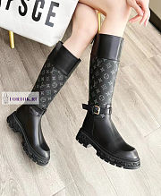 Louis Vuitton Monogram Canvas Black High Boots - 2