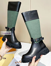 Louis Vuitton Green High Boots - 6