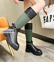Louis Vuitton Green High Boots - 5
