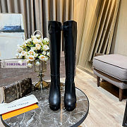 Louis Vuitton Monogram Canvas Leather High Boots - 5