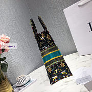 Dior Book Tote Embroidery 01 41.5x32x5cm - 6