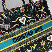 Dior Book Tote Embroidery 01 41.5x32x5cm - 2
