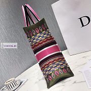Dior Book Tote Embroidery 02 41.5x32x5cm - 5