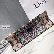 Dior Book Tote Embroidery 04 41.5x32x5cm - 5