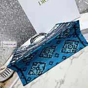 Dior Book Tote Embroidery 06 41.5x35x18cm - 6