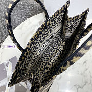 Dior Book Tote Embroidery M1286 41.5x35x18cm - 4