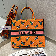 Dior Book Tote Embroidery 07 42x35x18cm - 1