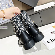 Dior D-Major Oblique Ankle Boots - 6