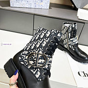 Dior D-Major Oblique Ankle Boots - 4