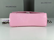 Balenciaga Downtown Small Pink Leather Shoulder Bag 29x10x18cm - 6