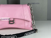 Balenciaga Downtown Small Pink Leather Shoulder Bag 29x10x18cm - 4