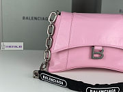 Balenciaga Downtown Small Pink Leather Shoulder Bag 29x10x18cm - 3