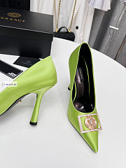 Versace Light Green Dress Pump - 6