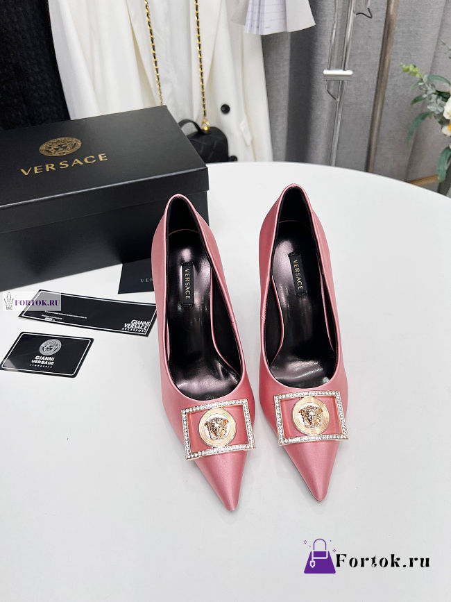 Versace Pink Dress Pump - 1