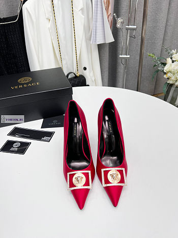 Versace Red Dress Pump