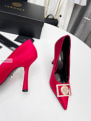 Versace Red Dress Pump - 6