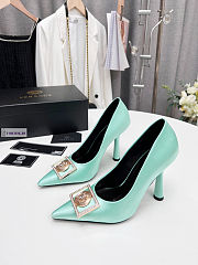 Versace Light Blue Dress Pump - 6
