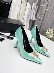 Versace Light Blue Dress Pump - 4