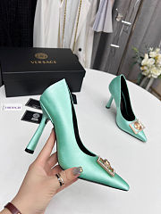 Versace Light Blue Dress Pump - 2