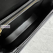 Celine Teen Besace Triomphe Black Bag Gold Clasp 18.5x6x15.5cm - 5