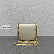 Celine Teen Besace Triomphe White Bag 18.5x6x15.5cm - 6
