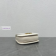 Celine Teen Besace Triomphe White Bag 18.5x6x15.5cm - 5