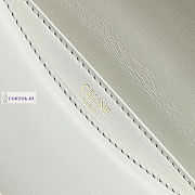 Celine Teen Besace Triomphe White Bag 18.5x6x15.5cm - 4