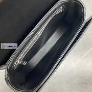 Celine Teen Besace Triomphe Black Bag Black Clasp 18.5x6x15.5cm - 5