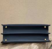 Fendi Peekaboo ISeeU Medium Black Leather Bag 33x12x25cm - 5