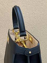 Fendi Peekaboo ISeeU Medium Black Leather Bag 33x12x25cm - 4