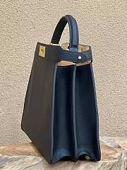 Fendi Peekaboo ISeeU Medium Black Leather Bag 33x12x25cm - 2