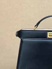 Fendi Peekaboo ISeeU Medium East-West Black Tote Bag 33x25x12 - 6