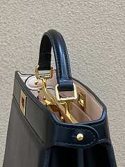 Fendi Peekaboo ISeeU Medium East-West Black Tote Bag 33x25x12 - 5
