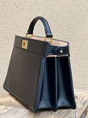 Fendi Peekaboo ISeeU Medium East-West Black Tote Bag 33x25x12 - 4