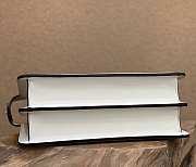 Fendi Peekaboo ISeeU Medium East-West White Tote Bag 33x25x12 - 5