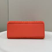 Fendi Sunshine Medium Orange Tote Bag 36x13.5x33cm - 6