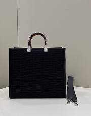 Fendi Sunshine Medium Black Tote Bag 36x13.5x33cm - 5