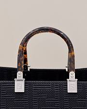 Fendi Sunshine Medium Black Tote Bag 36x13.5x33cm - 4