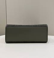 Fendi Sunshine Medium Dark Green Tote Bag 36x13.5x33cm - 5